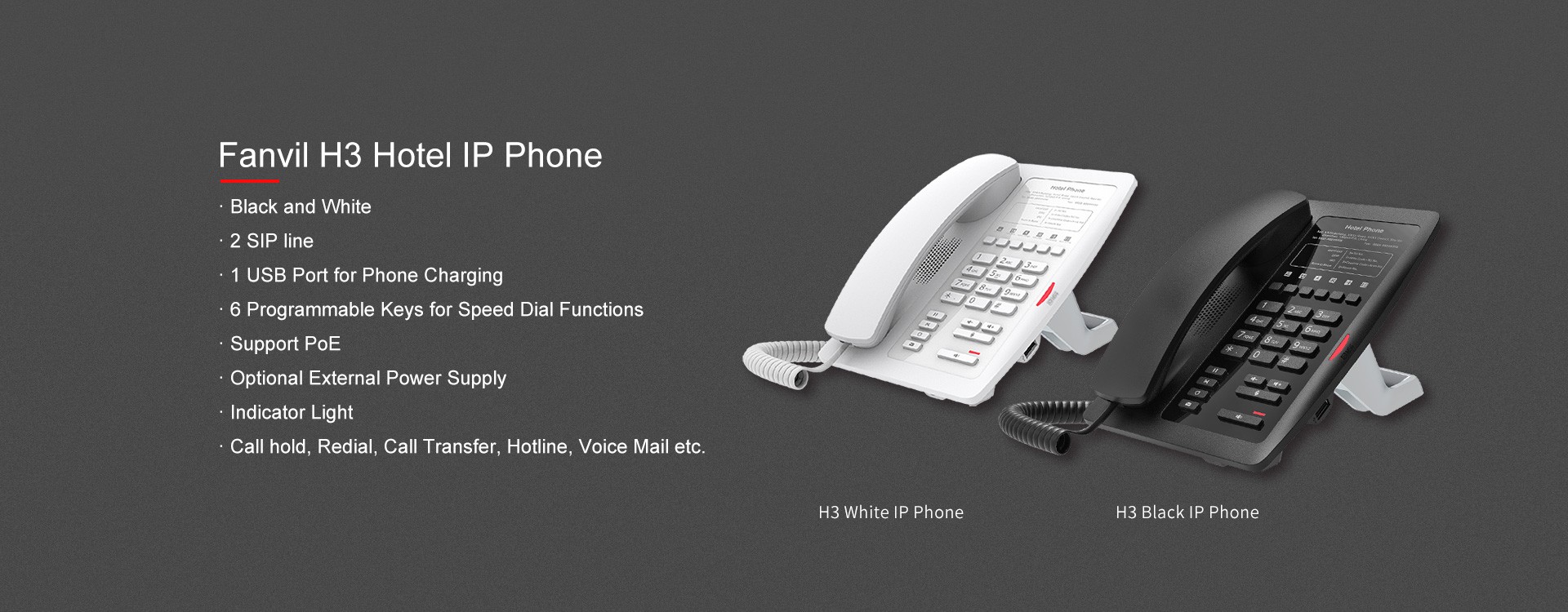 H3 Hotel IP PHONE BLACK in bd